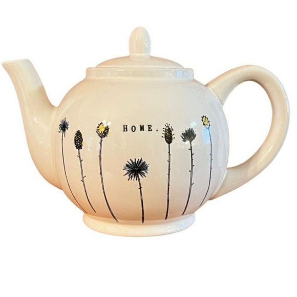 Rae Dunn HOME Line RETIRED Tea Pot - Picture 1 of 4